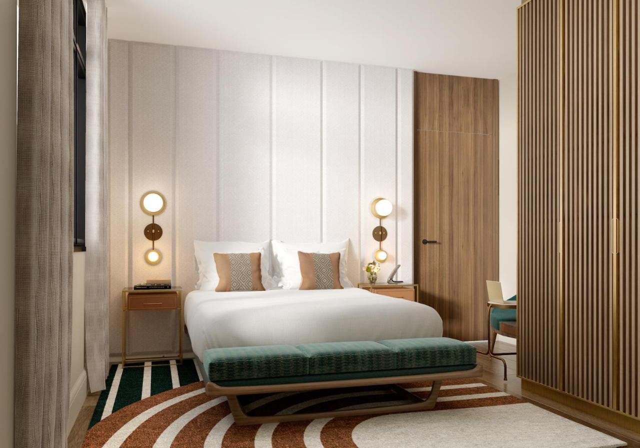 ホテル メゾン ブレゲ パリ エクステリア 写真 A bedroom at the hotel